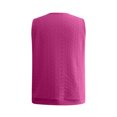 thumbnail image 5 of ClodeEU Women's Round Neck Eyelet Embroidery Tank Top ,Loose Fit Solid Color Casual Summer Blouse Hot Pink,Womens Plus L, 5 of 9