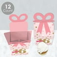 thumbnail image 3 of Big Dot of Happiness Sweet 16 - Square Favor Gift Boxes - 16th Birthday Party Bow Boxes - Set of 12, 3 of 8