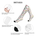 thumbnail image 5 of Lsque Yoga Dogs Poses Pattern Sport Compression Socks for Men & Women 15-20 mmHg Knee High Nurse Pregnant Running Medical and Travel Athletic, 5 of 6