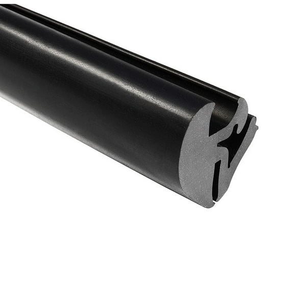 Trim-Lok Locking Gasket, Black, Rubber, 25 ft L LK1522-25