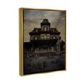 thumbnail image 3 of Stupell Industries Haunted House Landscape Nature Painting Gold Floater Framed Art Print Wall Art, 25 x 31, 3 of 9