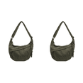 thumbnail image 1 of Bolso Hombro Pana Con para Mujer Cruzado Hobo Viajes () Verde, 1 of 3