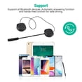 thumbnail image 3 of Motorcycle Bluetooth Helmet Headset, Bluetooth 5.0 Waterproof Wireless Helmet Headphone Communication Systems, Speakers Hands Free, Music Call Control, Automatic Answering, High Sound Quality System, 3 of 10
