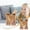 M, variant on UAEBM Wooden English Letter Savings Can Transparent Glass Savings Can for Eco-Friendly Savings and Decorative Gift C