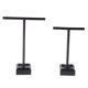 thumbnail image 5 of OULII 2Ud Organizador Negro Para Aretes Soporte En T Ideal Para Exhibir Joyas, 5 of 8