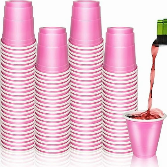 50pcs Plastic Shot Glasses, Mini Party Cups, Reusable Small Plastic Cups, Party Game Bullet Cup, For Condiments Snacks Juice, Perfect For Any Parties