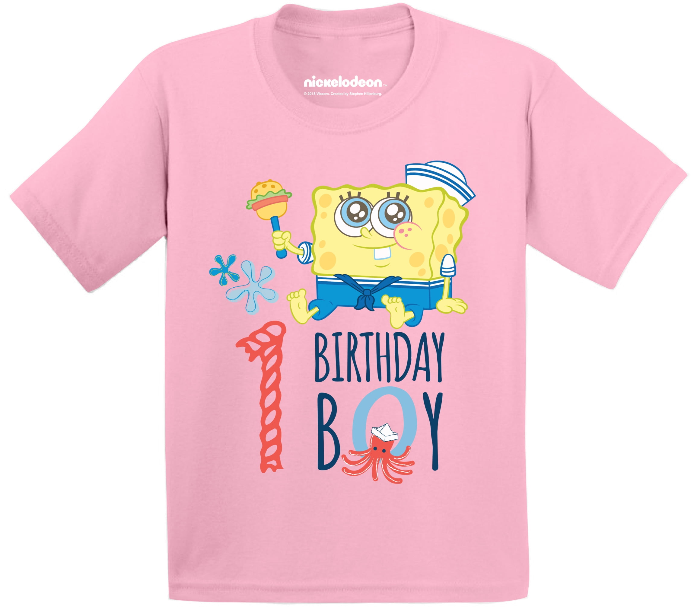 spongebob first birthday outfit boy