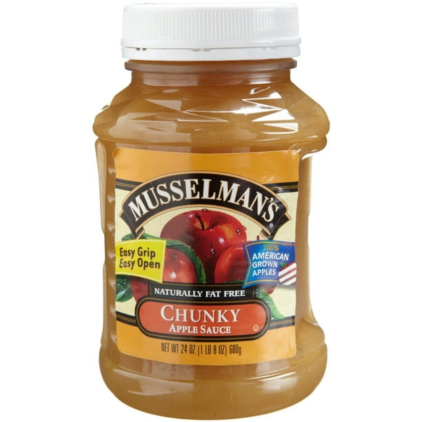 Musselman's Chunky Applesauce 24oz Bottle (Pack of 4)
