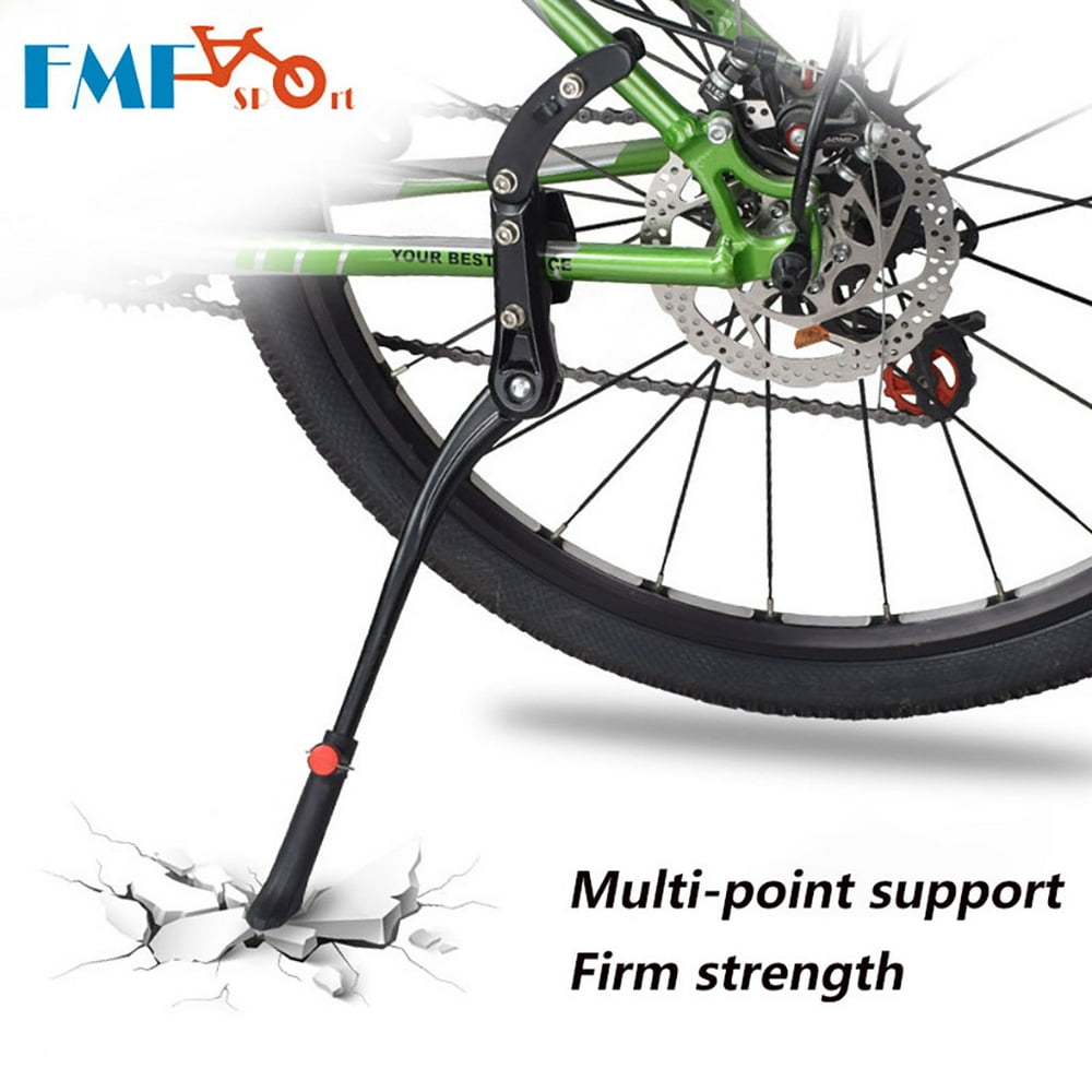 Adjustable Bicycle Bike Stand Aluminum Foot Prop Side Kickstand Parking Rack