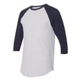 thumbnail image 2 of American Apparel Unisex Poly/Cotton 3/4 Sleeve Raglan Tee, 2 of 5