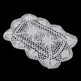 thumbnail image 2 of 2x White Lace Hand Crochet Doilies Doily Decorative Table Mat, 2 of 10