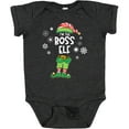 thumbnail image 3 of Inktastic Funny Christmas I'm the Boss Elf with Shoes and Hat Boys or Girls Baby Bodysuit, 3 of 5