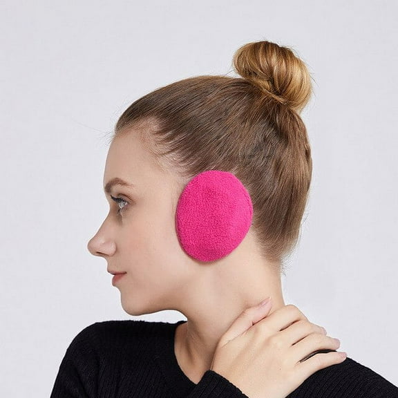 COCOpeaunt New Unisex Solid No Hair Band Winter Earmuffs Women Men Ear Cover Protector Thicken Plush Soft Warm Earmuff Warmer Accessories