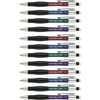 Paper Mate Comfort Mate Ultra Mechanical Pencils, 0.7mm, HB #2, Assorted Colors, 12 Count