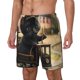 thumbnail image 1 of Fotbe Adorable Kitten On Mini Train Traje de Baño para Hombre – Shorts de Natación de Secado Rápido con Forro y Bolsillos-3X-Large, 1 of 6