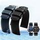 thumbnail image 4 of Correa de reloj de caucho fluorado de 20 mm y 22 mm para Rolex Tissot Omega Seiko, correa de reloj para Huawei Samsung, correa deportiva negra y azul, 4 of 5