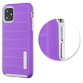 thumbnail image 2 of Apple iPhone 11 Phone Case [Shockproof] Drop-Protection Hard PC Soft Hybrid Impact Heavy Duty Dual Layers Body Protective Textured Anti Slip Armor Rubber Rugged TPU Cover PURPLE for Apple iPhone 11, 2 of 2
