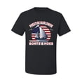 thumbnail image 2 of Wild Bobby, Vintage Retro USA Prestige Worldwide Funny Boats and Hoes Men's Graphic T-Shirt, Black, Small, 2 of 5