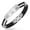 Black, Silver, variant on Stainless Steel Black Rubber Silicone Silver-Tone Greek Key Men's Bracelet with Clasp