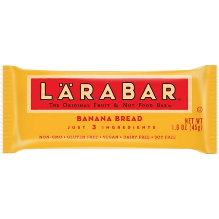 - Larabar® Gluten Free Banana Bread Fruit & Nut Bars