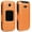 Orange, variant on Case for Alcatel Smartflip / Go Flip 3, Nakedcellphone Protective Snap-On Cover [Grid Texture] for Alcatel Go Flip 3, Alcatel Smartflip Phone (2019) 4052R/4052C/4052W