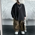 thumbnail image 7 of Tiijoy Boys Leopard Baggy Jeans Fashion Straight Leg Denim Pants Trousers, Sizes 18-24M, 7 of 7