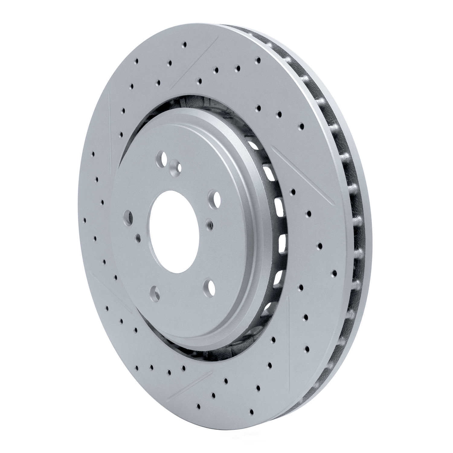 Dynamic Friction Company 830-58026L DFC Geoperformance Rotor - Drilled and Slotted