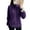 Purple XXXL, variant on Women Coat Stand Collar Zip-up Polar Fleece Sport Style Long Sleeves Zipperes Pockets Solid Color Thick Plush Jacket Thermal Cardigan Exercise Jogging Coat