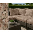 thumbnail image 7 of Soimoi Printed Waterproof Taffeta Fabric - Brown Floral Print | 56" Wide | For Outdoor Cushions, Awnings, Table Covers & Upholstery Projects, By 2 Yard, 7 of 7