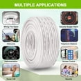 thumbnail image 3 of MOOKEERF 18/2 Shielded Wire 200FT 18 AWG 2 Conductor Stranded Shielded Plenum Cable White CL3P Jacket for Security/Alarm/Access Control/Sound-18AWG 2 Conductors Wire, 3 of 8