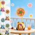 thumbnail image 1 of Sentmoon Portable Fan for Travel Portable Fans Sharpener Fan Light Multi Functional Desk Gadget Combination Compact Pencil Sharpener with Built in Portable Fan for Office Study Room Use, 1 of 7