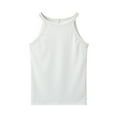 thumbnail image 4 of Gubotare Toddler Tank Tops Girls Girls Dance Tank Top Kids Tank Tops Sleeveless Tees Shirt Racerback Sleeveless Tops for Girls Toddlers (White,5-6 Years), 4 of 9