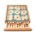 thumbnail image 1 of KAKOWELY number puzzle game board 1 Set Wooden Kids Numbers Puzzle Educational Playing Game Logical Development Reasoning Training Toy for Boys Girls (Random Color), 1 of 4