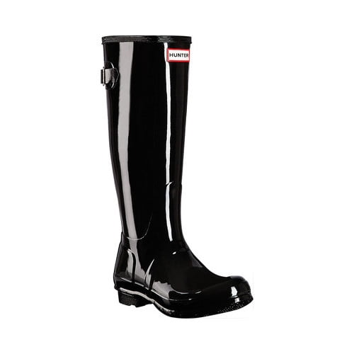 hunter adjustable back gloss rain boot