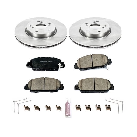 Front Brake Pad and Rotor Kit - Compatible with 2013 - 2022 Honda Accord 2014 2015 2016 2017 2018 2019 2020 2021