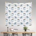 thumbnail image 2 of Honeii Music Shark print Tapestry for Bedroom, Tapestry Wall Tapestry Aesthetic, Room Decor Classroom Tapestries for Living Room Dorm Room 51" X 60", 2 of 6