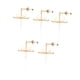 thumbnail image 4 of 5 apliques de pared en miniatura, escala 1:87, realistas, luz blanca cálida Oro, 4 of 8