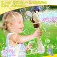 thumbnail image 2 of Bee Bubble Machine Automatic Continuous Blower Large Capacity 90ml Tank LED Lights AA Battery Powered for Outdoor, 2 of 9