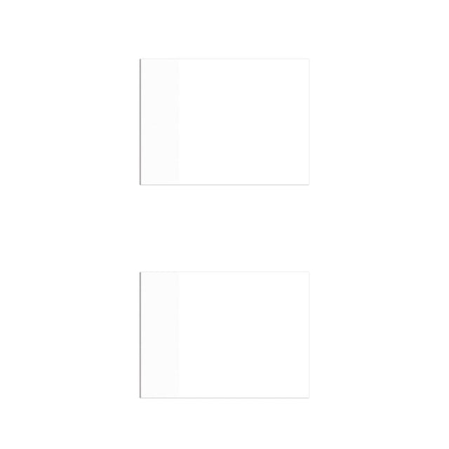 Matsuzay 50 hojas de notas adhesivas autoadhesivas para escuela, oficina, biblioteca, ventana de pared, pizarra, pantalla de ordenador, Bloc de 70x95mm 2Conjunto