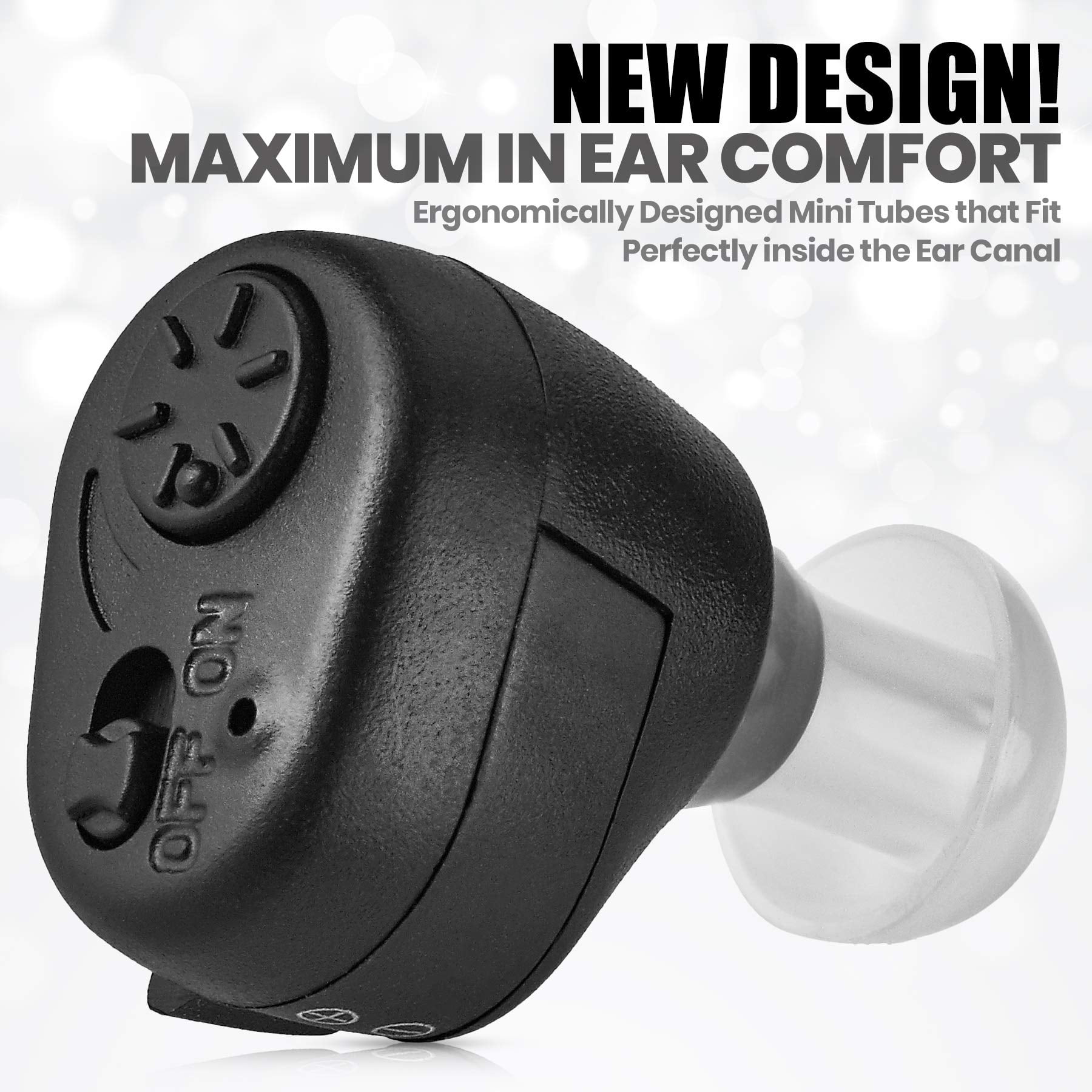 MEDca Digital Hearing Amplifier - in-The-Canal (ITC) Pair of in Ear Sound, Multicolor