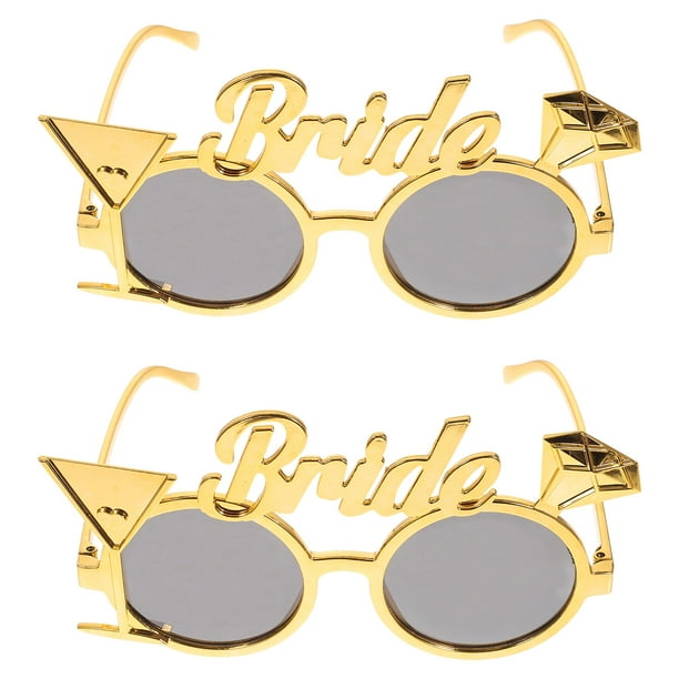 EeaseMX 2 gafas de novia para despedida de soltera, suministros para despedida de soltera.