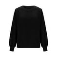 thumbnail image 6 of cfhntfmh Plus Size Sweaters for Women Crewneck Long Sleeve Cable Knit Sweaters Casual Fall Sweaters Soft Winter Tops, 6 of 6