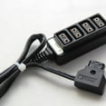 thumbnail image 2 of D-Tap Male to 4-Port P-Tap Female Camera Power Supply Distributor DTAP Fourway Splitter, 2 of 5