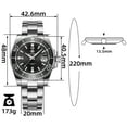 thumbnail image 2 of ADDIESDIVE Men's Automatic Dive Watch 200M, NH35A Movement, Sapphire Crystal & Ceramic Bezel, Super Luminous Mechanical Watches, 2 of 7