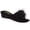 Black, variant on Sleepers Womens Anne Jewelled Rosette Boa Mule Slippers