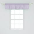 thumbnail image 2 of Ambesonne Pinstripe Window Valance, Candy Striped Backdrop, 54" X 12", Pale Blue Lavender, 2 of 3