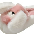 thumbnail image 6 of Puppy Plush Slippers Fuzzy Slippers for Apartment Living Room Birthday Gift Pink 36 To 37, 6 of 8