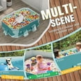 thumbnail image 4 of Devoko 73" Foldable Swimming Pool, Outdoor Inflatable-free Pools, Summer Portable Above Ground Pool for Adults, Kids, Family Pet Dog(Green), 4 of 6