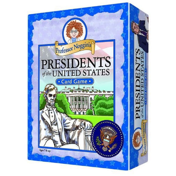Outset Media 103517 Professor Noggins Card Games - Presidents of the United States