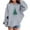 Gray, variant on Lorytime Girls Hoodies with Bows Boys Christmas Tree Sweatshirt Long Sleeve Pullover Drop Shoulder Soft Tops White